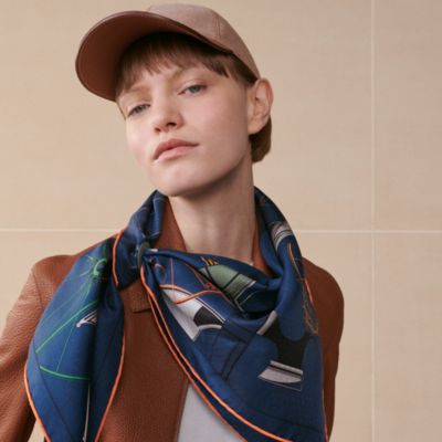 エルメス カレ70 レザーベルト付き Pele-Mele Sellier エルメス カレ70